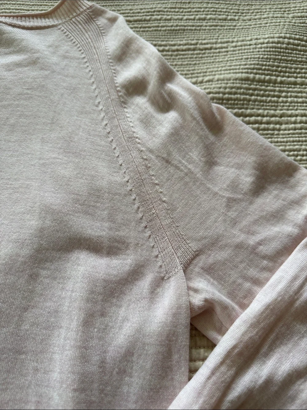 J. Crew Pink Crewneck Sweater with Parrot Motif